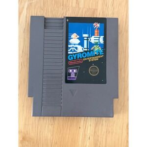 Gyromite Nintendo NES 1985 Robot Series Black Label Authentic Tested Cartridge